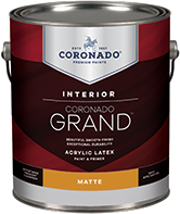 Eppes Decorating Center - Apalachee Pkwy. Coronado Grand is an acrylic paint and primer designed to provide exceptional washability, durability and coverage. Easy to apply with great flow and leveling for a beautiful finish, Grand is a first-class paint that enlivens any room.boom